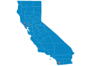 Map showing EcoSpark cleaning service locations near you and across North Bay